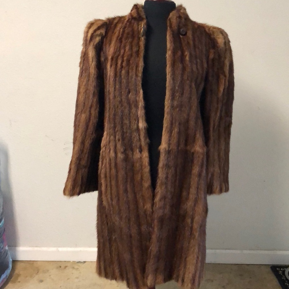 Authentic Vintage fur long coat